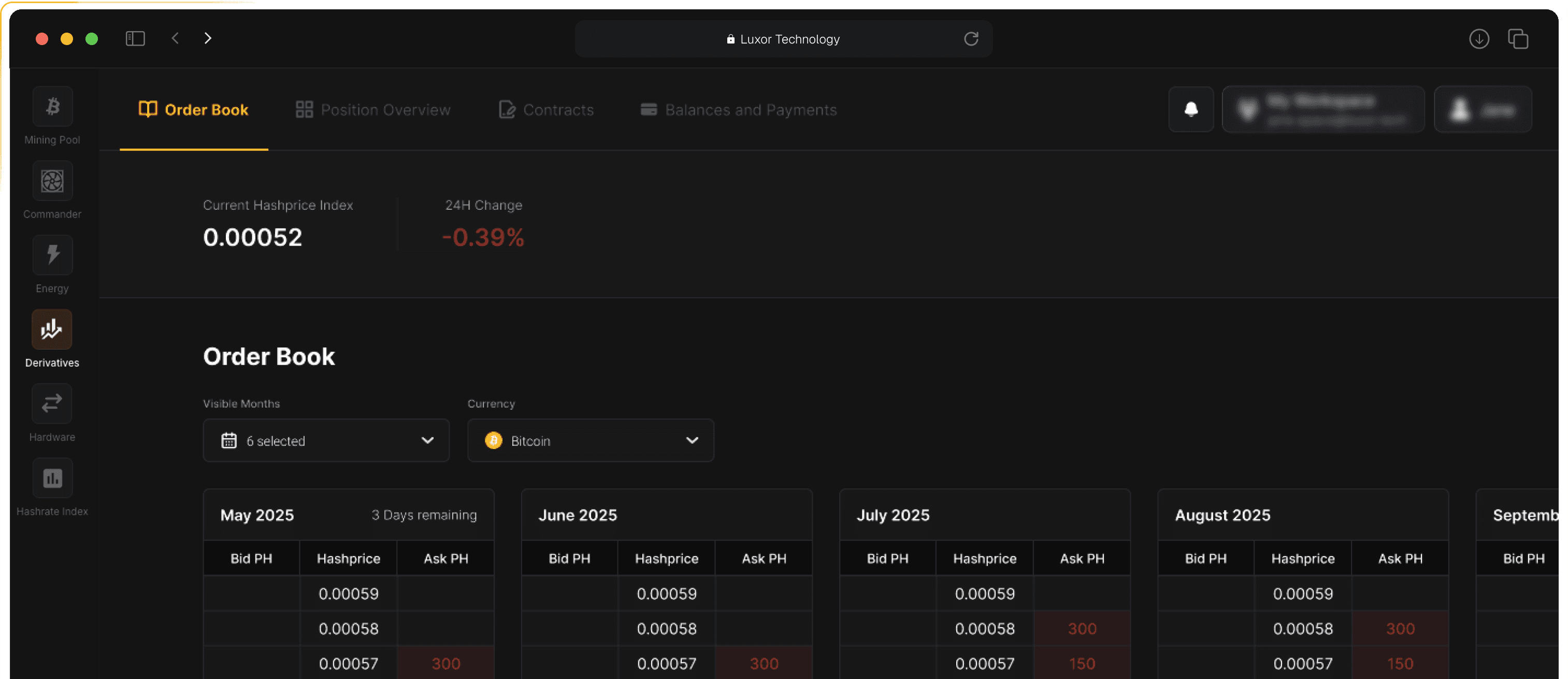 mining pool dashboard